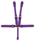 CROW SAFETY GEAR 11005PRB 5-Way L&L 52in Lap Belt- Indiv DB Harness B/I  Bl