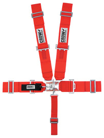 CROW SAFETY GEAR 11012 5-Pt Harness Small Latch RD Wrap Around Pull Down