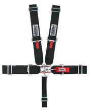 Load image into Gallery viewer, CROW SAFETY GEAR 11014 5-Pt Harness Small Latch Blk Wrap Around Pull Dow