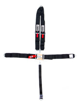Load image into Gallery viewer, CROW SAFETY GEAR 11084A 5-Pt Harness Big Latch Blk Bolt In V Type