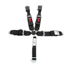 CROW SAFETY GEAR 11104DB Seat Belts 5 Way Kam Blk Lock 52in Lap PD DB