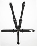 CROW SAFETY GEAR 11104PRB 5 Way Kam Lock DB Harness Alum Black