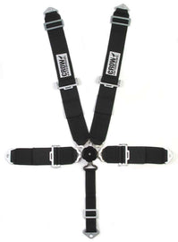 CROW SAFETY GEAR 11104 CROW Safety Gear Kam Lock 5-Point Harness with 52-Inch Length, Black - Part #11104