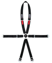 Load image into Gallery viewer, CROW SAFETY GEAR 11114D-2 CROW Safety Gear 11114D-2 6-Point Camlock Harness - 50-inch Wrap Around, Pull-Up Adjust, Black