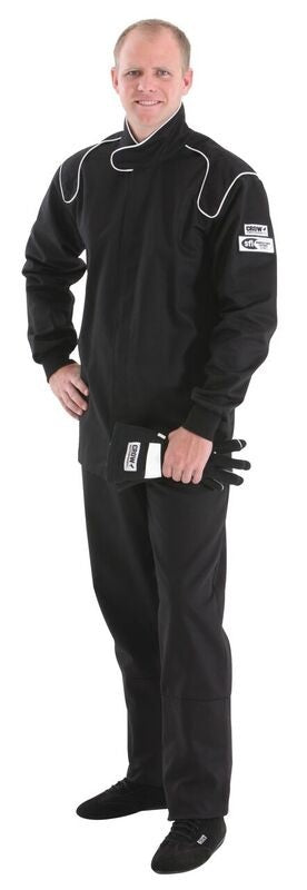 CROW SAFETY GEAR 23034 Proban Suit X Large BLAC K SFI-3.2A/1 Style  Lega