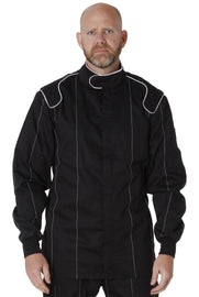 CROW SAFETY GEAR 25044 Jacket 1-Layer Proban Black XXL