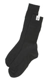 CROW SAFETY GEAR 29117B Black FR Blend SFI 3.3 Sock LARGE 10-11