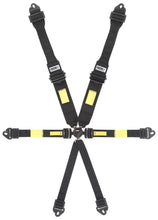 Load image into Gallery viewer, CROW SAFETY GEAR 31004 Enduro Harness 6 Point Quick Change Hans Blk