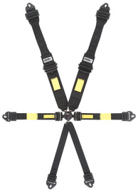 CROW SAFETY GEAR 31004 Enduro Harness 6 Point Quick Change Hans Blk