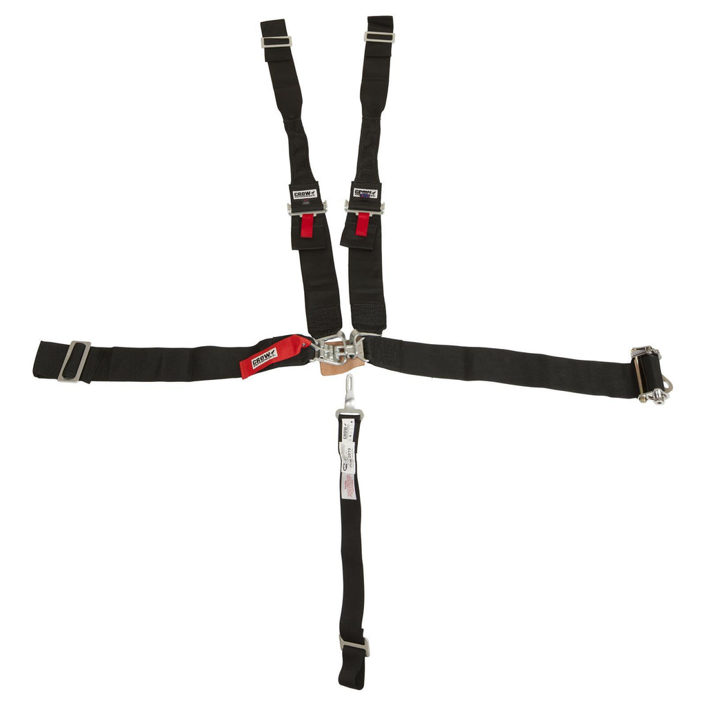 CROW SAFETY GEAR 40064-2L CROW SAFETY GEAR 40064-2L 5-Point Latch and Link Harness with Left Side Ratchet Adjustment