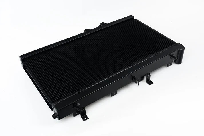 CSF COOLING 3076B CSF Cooling Radiator for Subaru Impreza 2002-2007 – Black Aluminum, Single Pass, Top Center Inlet, Driver Side Outlet