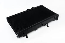 Load image into Gallery viewer, CSF COOLING 3076B CSF Cooling Radiator for Subaru Impreza 2002-2007 – Black Aluminum, Single Pass, Top Center Inlet, Driver Side Outlet
