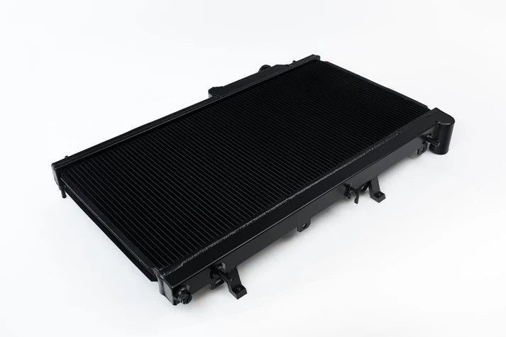 CSF COOLING 7094B CSF Cooling Radiator for Subaru Impreza 2008-2021 - 27.125 in Width, Aluminum Construction with Black Powder Coat Finish