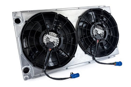 CSF COOLING 8374 CSF Cooling Radiator Module with 14-Inch Brushless Fans – Universal Aluminum Dual Pass Design