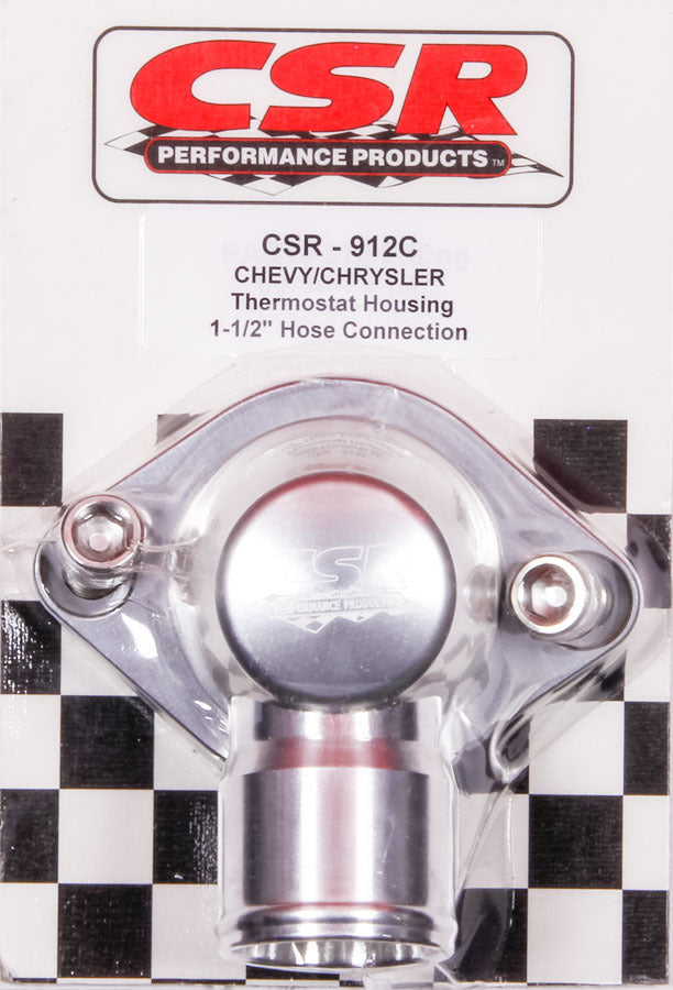 CSR PERFORMANCE 912C Swivel Thermostat Hsng. GM & Mopar 1-1/2in Hose
