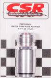CSR PERFORMANCE 9902L Water Pump Hose Adapter - 1-1/4 x 16an