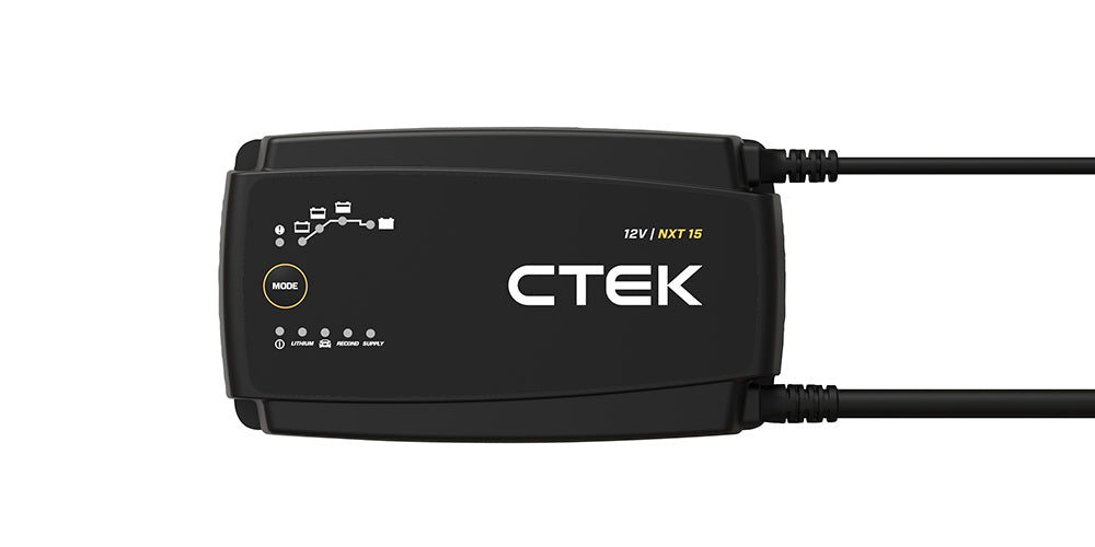 CTEK 40-727 CTEK Battery Charger NXT 15 12V 15A - Lead Acid, AGM & Lithium-ion Charging