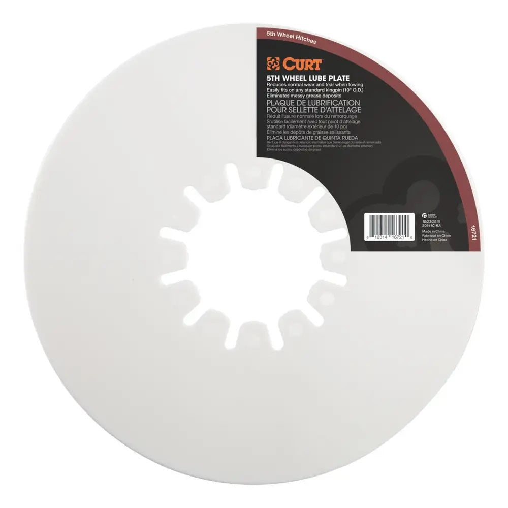 CURT MANUFACTURING 16721 10in 5th Wheel Lube Plate