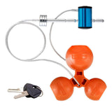 CURT MANUFACTURING 23082 Universal Tri-Ball Trail er Coupler Lock