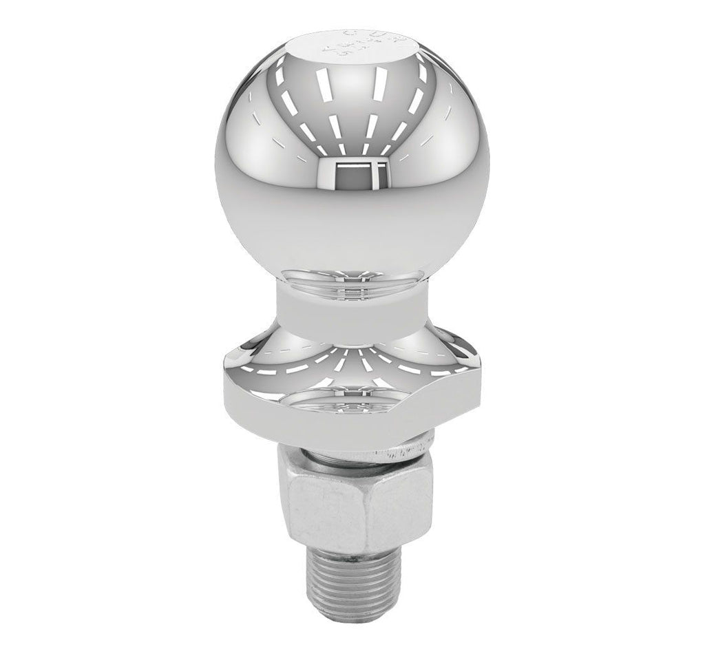 CURT MANUFACTURING 40064 2in Hitch Ball 3/4in x 1-3/4in Shank Chrome