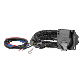 CURT MANUFACTURING 58980 CURT Manufacturing Towing Electrical Adapter 4-Way Flat to 7-Way RV with OEM Wiring Harness