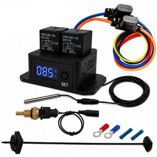 DAVIES, CRAIG DC-0482 Davies Craig DC-0482 Digital Therm Fan Switch Kit Gen 2 with 1/8 in NPT Sensor