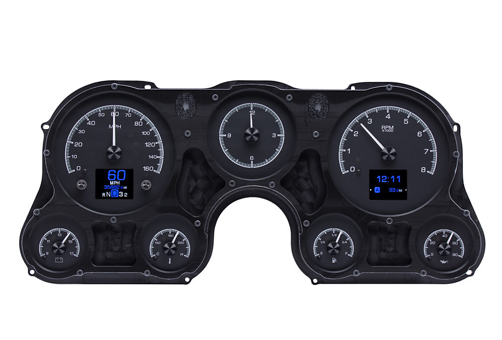 DAKOTA DIGITAL HDX-67C-PU-K Dakota Digital HDX-67C-PU-K HDX Instrument System for 1967-72 GM Full-Size Trucks