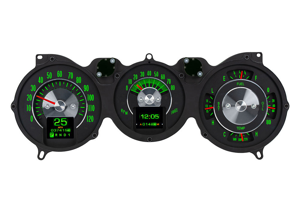 DAKOTA DIGITAL RTX-64C-CVL-X Dakota Digital RTX-64C-CVL-X RTX Instrument System for 1964-65 Chevy Chevelle