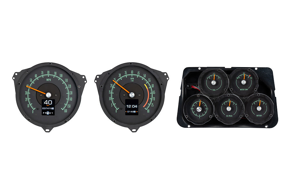 DAKOTA DIGITAL RTX-68C-VET-X Dakota Digital RTX-68C-VET-X RTX Instrument System for 1968-1977 Chevy Corvette