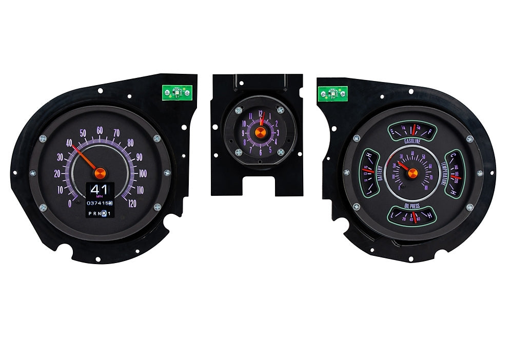 DAKOTA DIGITAL RTX-69C-CVL-X Dakota Digital RTX-69C-CVL-X RTX Instrument System for 1969 Chevy Chevelle