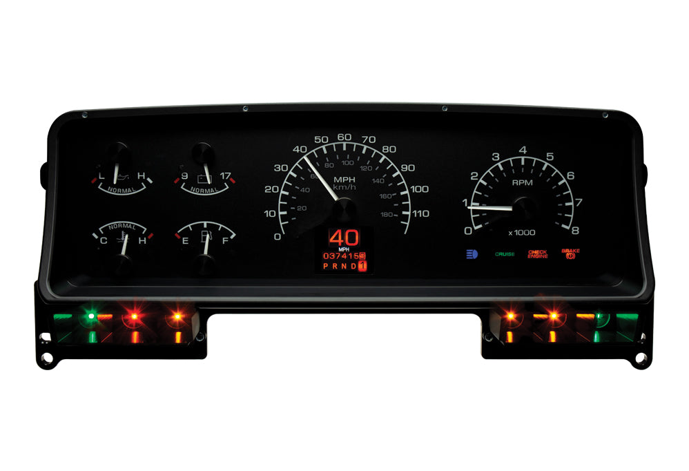 DAKOTA DIGITAL RTX-92F-PU-X Dakota Digital RTX-92F-PU-X RTX Instrument System for 1992-1996 Ford Bronco, Full-Size Truck and SUV