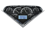 DAKOTA DIGITAL VHX-55C-PU-K-W Dakota Digital VHX-55C-PU-K-W VHX Electric Analog Gauge Kit for 1955-1959 Chevy Pickup