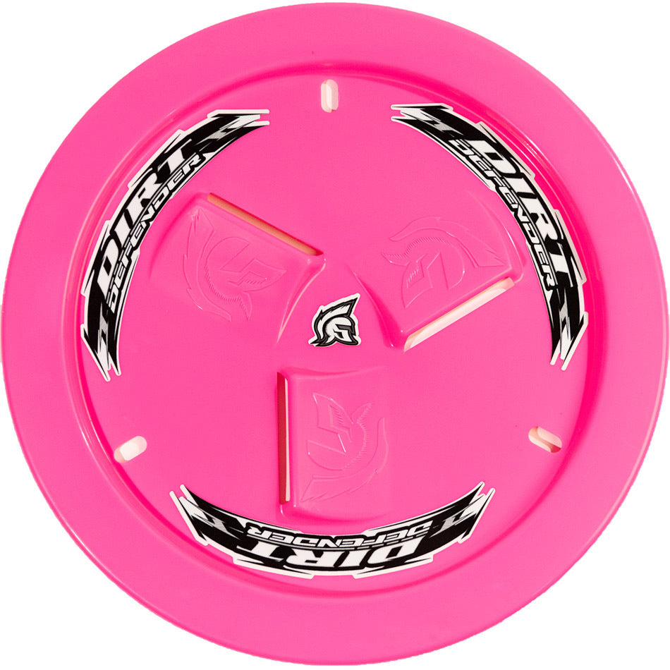 DIRT DEFENDER RACING PRODUCTS 10250 Wheel Cover Neon Pink Vented