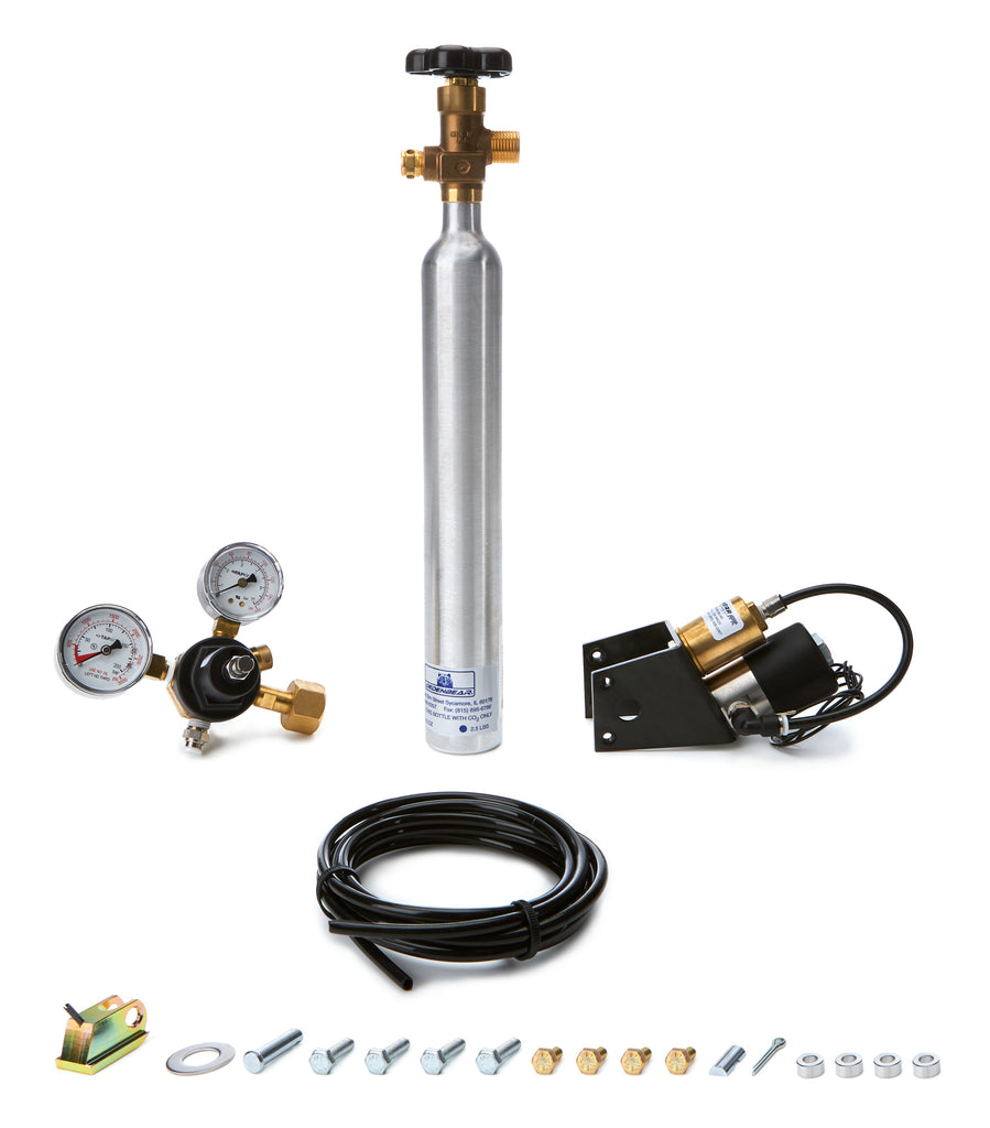 DEDENBEAR AS1AB10K CO2 Shifter & Bottle Kit - 3spd. Reverse Pattern