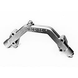 DEDENBEAR WH2 DEDENBEAR Big Block Chevy Water Header with Two 3/4 in NPT Inlets and 1/2 in NPT Outlet