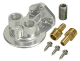 DERALE 13005 Single Mount Oil Filter Mount Ports Up