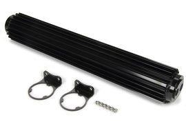 DERALE 13282 Dual-Pass Heat Sink Cool er  18in Black Anodized