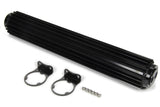 DERALE 13282 Dual-Pass Heat Sink Cool er  18in Black Anodized