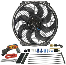 Load image into Gallery viewer, DERALE 16016 16in Tornado Fan and Thermostat Kit
