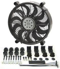DERALE 16212 12in High Output RAD Fan Single