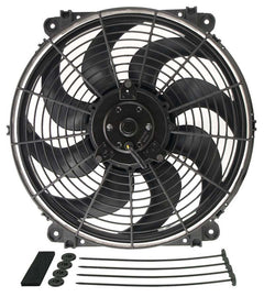 DERALE 16624 14in Tornado Electric Fan w/Standard Mount Kit