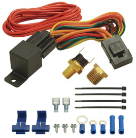 DERALE 16720 180F Fan Switch Thremost Relay Kit 1/8in & 3/8