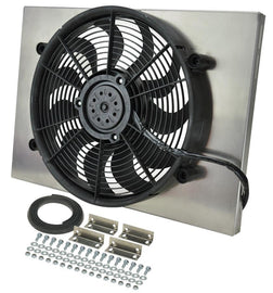DERALE 16828 RAD Fan w/Alum Shroud Assembly