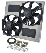 Load image into Gallery viewer, DERALE 16830 Dual RAD Fan w/Alum Shroud Assembly