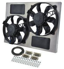 Load image into Gallery viewer, DERALE 16833 Dual RAD Fan w/Alum Shroud Assembly