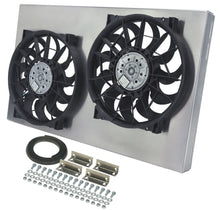 Load image into Gallery viewer, DERALE 16838 Dual RAD Fan w/Alum Shroud Assembly