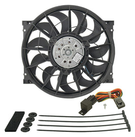 DERALE 16925 12in High Output RAD Fan Single Pusher
