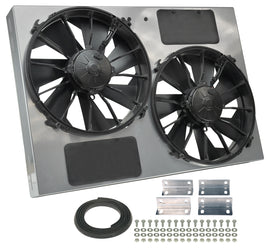 DERALE 16927 13in Dual High Output RAD Fans Puller