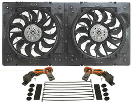 DERALE 16934 12in Dual High Output RAD Fans Puller