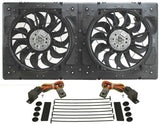 DERALE 16934 12in Dual High Output RAD Fans Puller